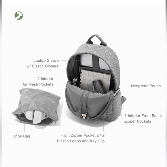 Dagne Dover medium Dakota backpack in coyote - Picture 5 of 16